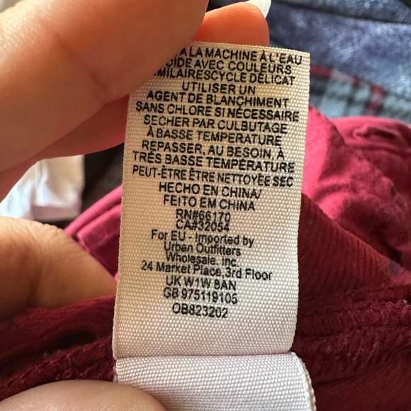 We The Free People Slim Ankle Corduroy Overalls. Could fit size 24-27! - Picture 9 of 10